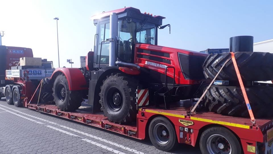 Nadrozměrná doprava z Ruska na Jižní Moravu
